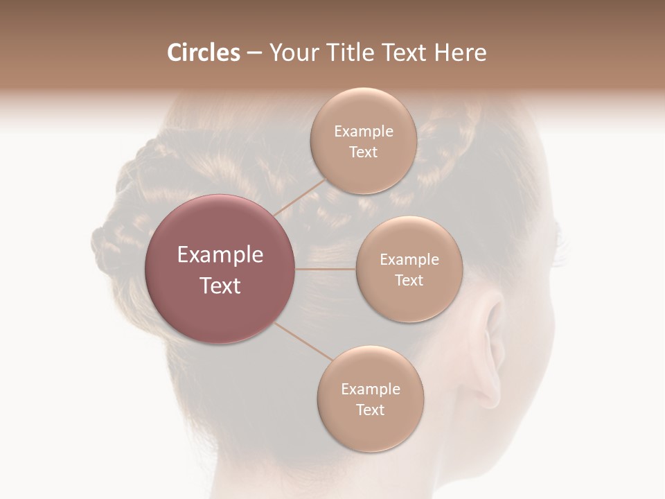 Hairstyle Hair Female PowerPoint Template