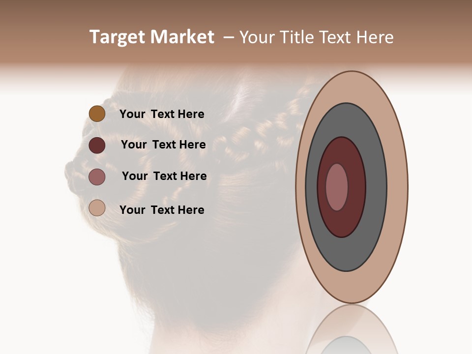 Hairstyle Hair Female PowerPoint Template