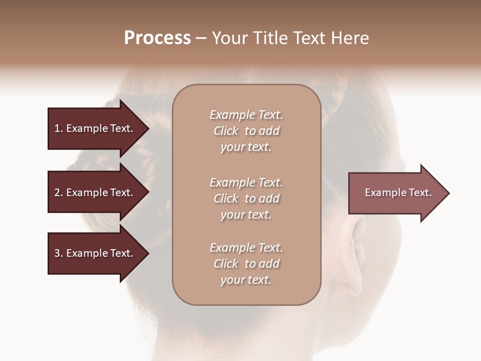 Hairstyle Hair Female PowerPoint Template