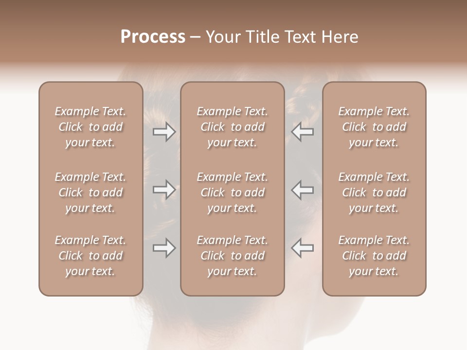 Hairstyle Hair Female PowerPoint Template