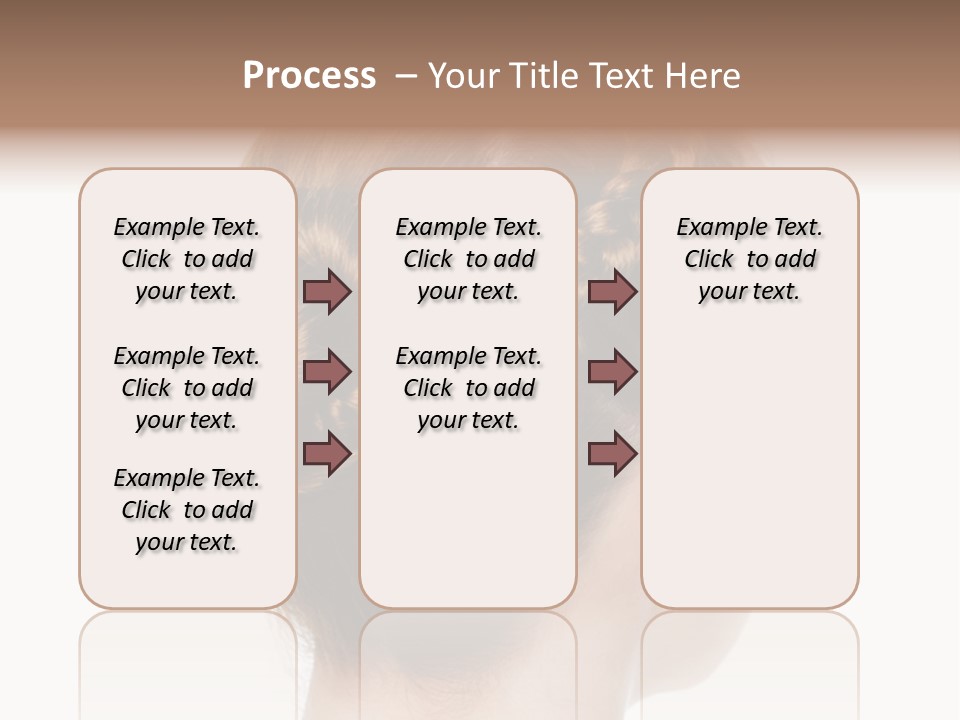 Hairstyle Hair Female PowerPoint Template