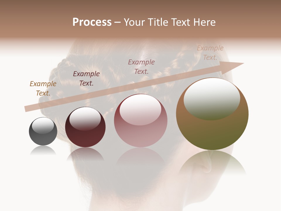 Hairstyle Hair Female PowerPoint Template