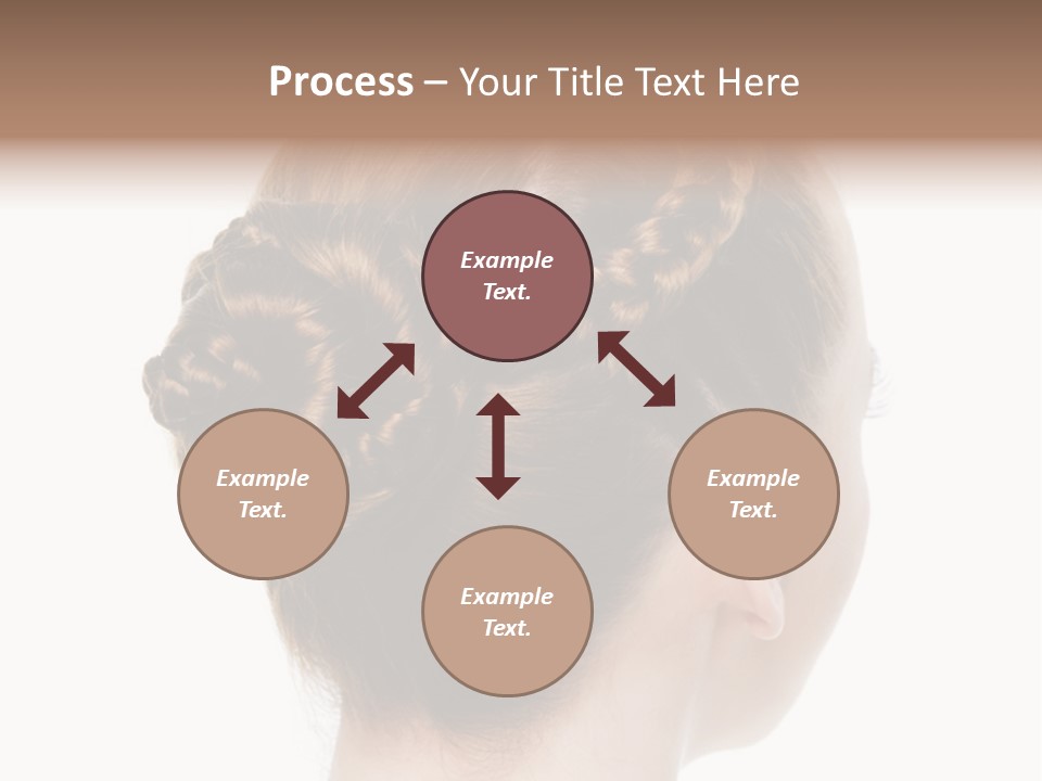 Hairstyle Hair Female PowerPoint Template