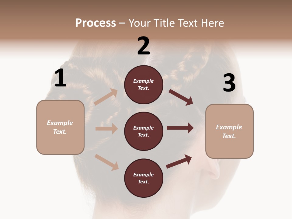 Hairstyle Hair Female PowerPoint Template