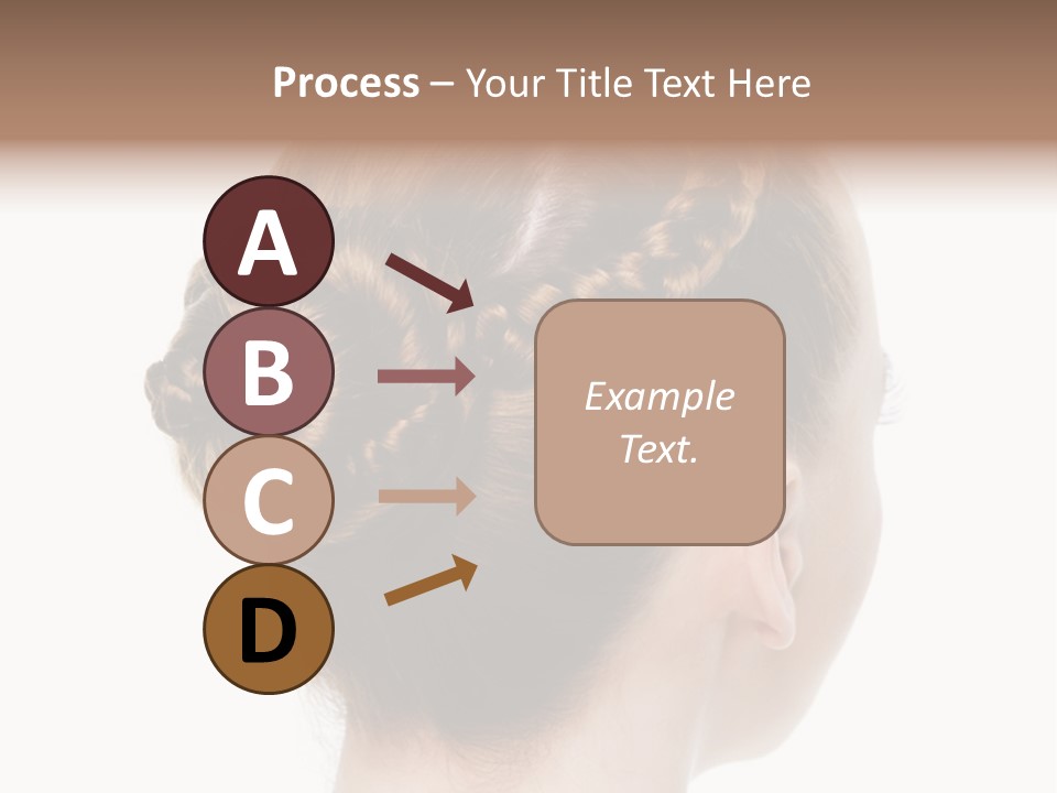 Hairstyle Hair Female PowerPoint Template