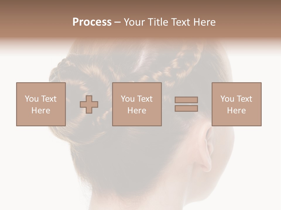 Hairstyle Hair Female PowerPoint Template