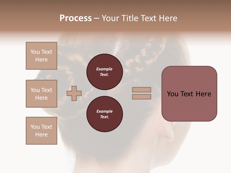 Hairstyle Hair Female PowerPoint Template