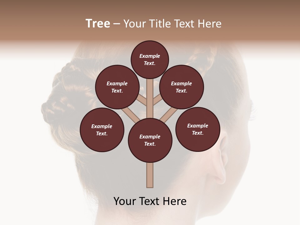 Hairstyle Hair Female PowerPoint Template