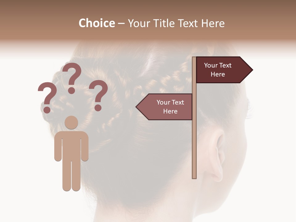 Hairstyle Hair Female PowerPoint Template