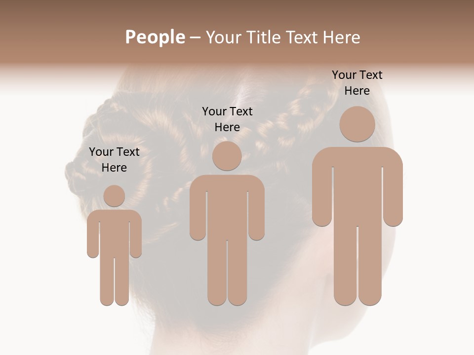 Hairstyle Hair Female PowerPoint Template