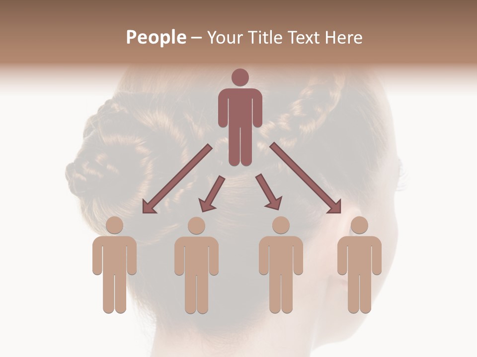 Hairstyle Hair Female PowerPoint Template