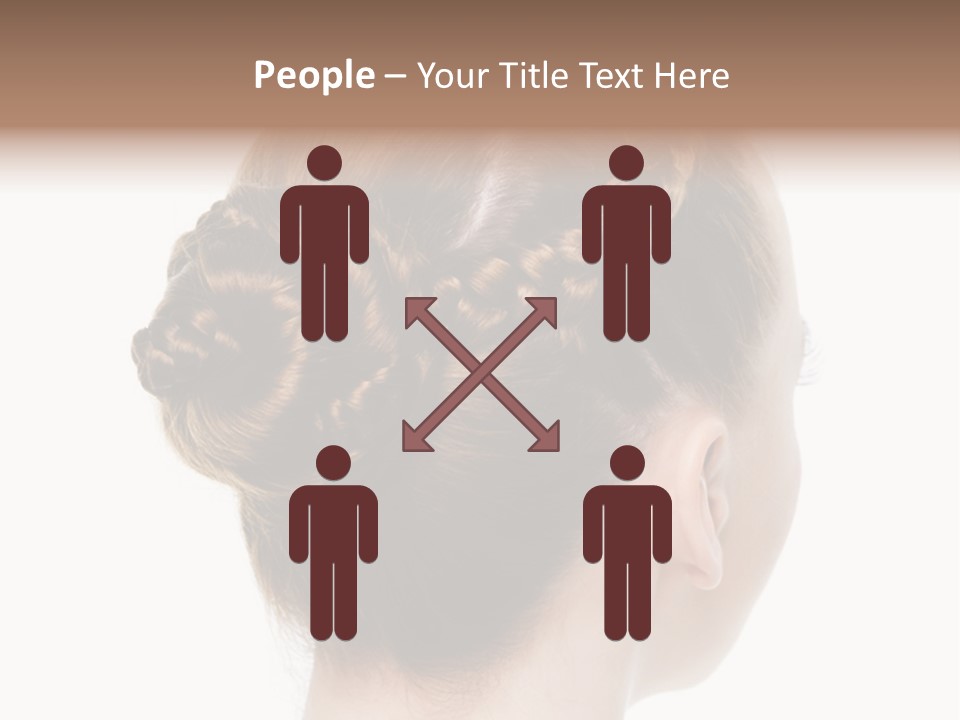 Hairstyle Hair Female PowerPoint Template