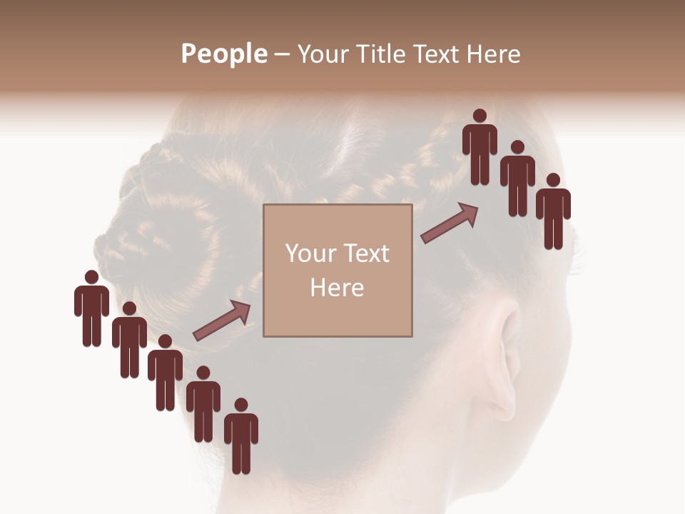 Hairstyle Hair Female PowerPoint Template