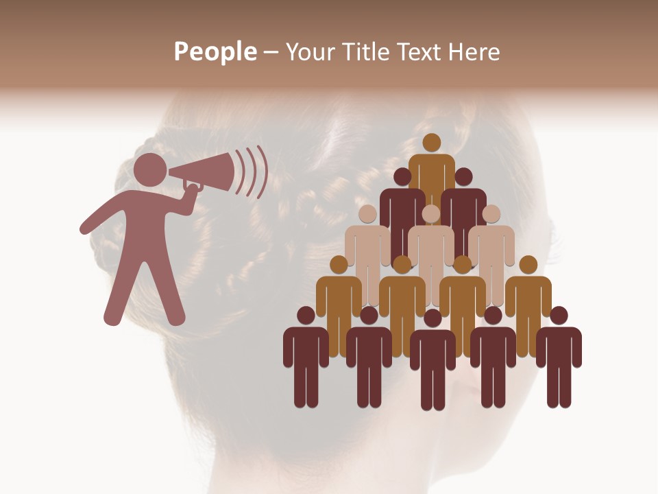 Hairstyle Hair Female PowerPoint Template