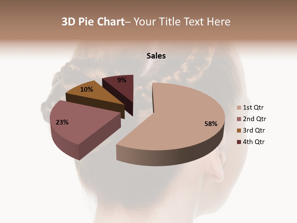 Hairstyle Hair Female PowerPoint Template