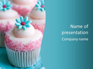 Party Fattening Dessert PowerPoint Template