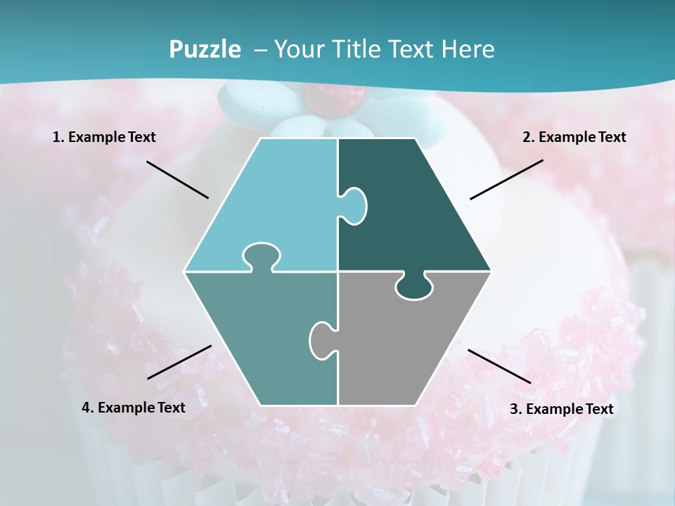 Party Fattening Dessert PowerPoint Template