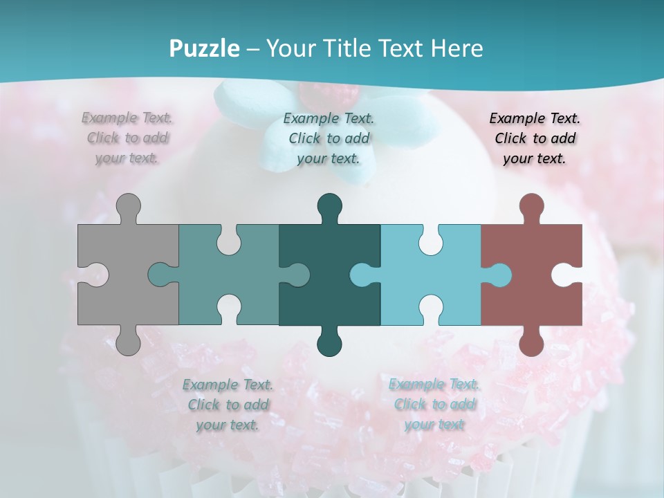 Party Fattening Dessert PowerPoint Template