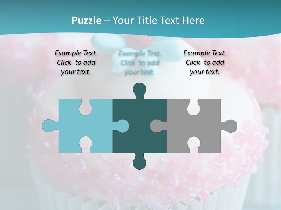 Party Fattening Dessert PowerPoint Template