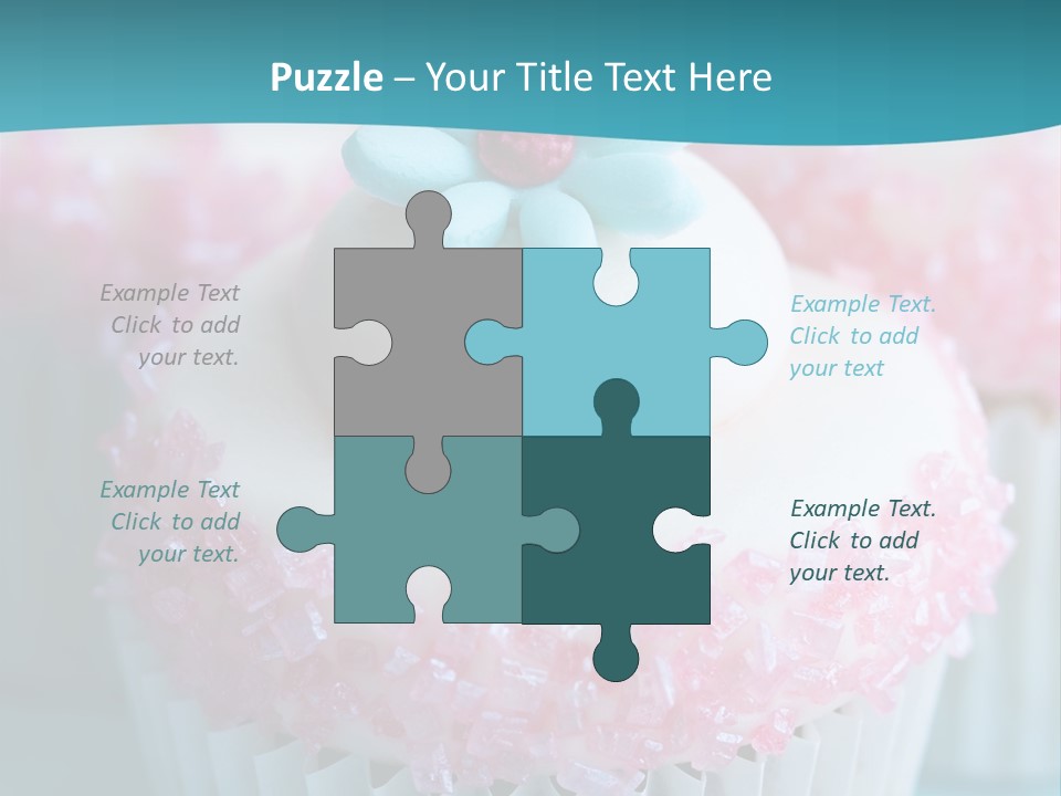 Party Fattening Dessert PowerPoint Template