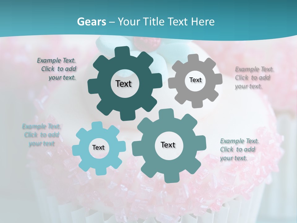 Party Fattening Dessert PowerPoint Template