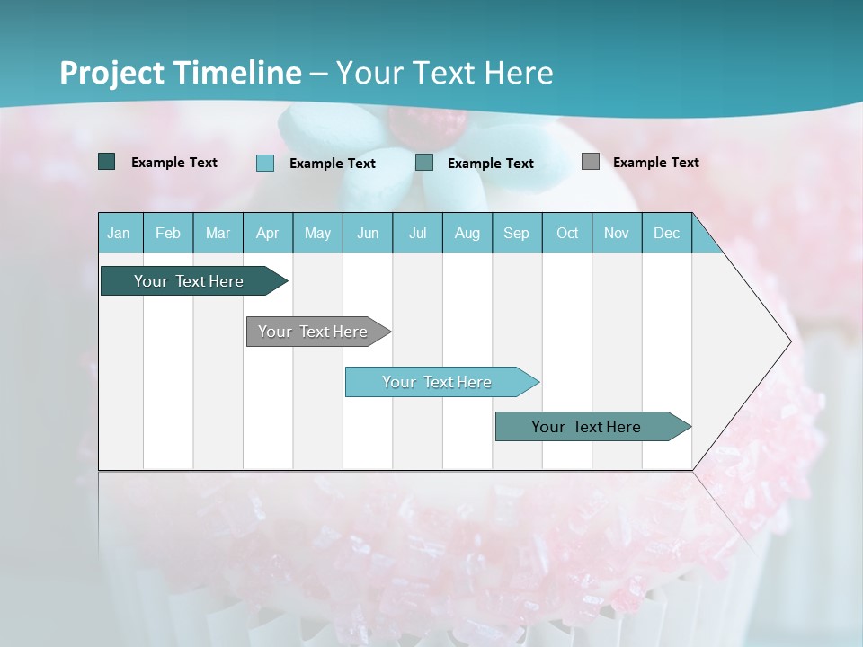 Party Fattening Dessert PowerPoint Template
