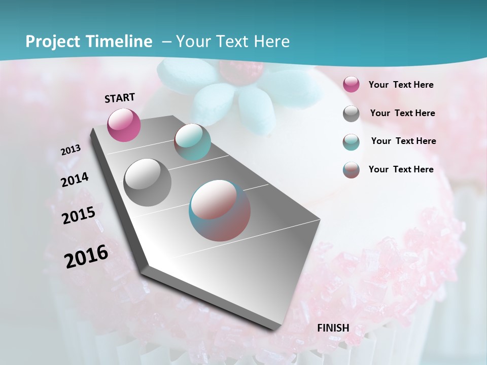 Party Fattening Dessert PowerPoint Template