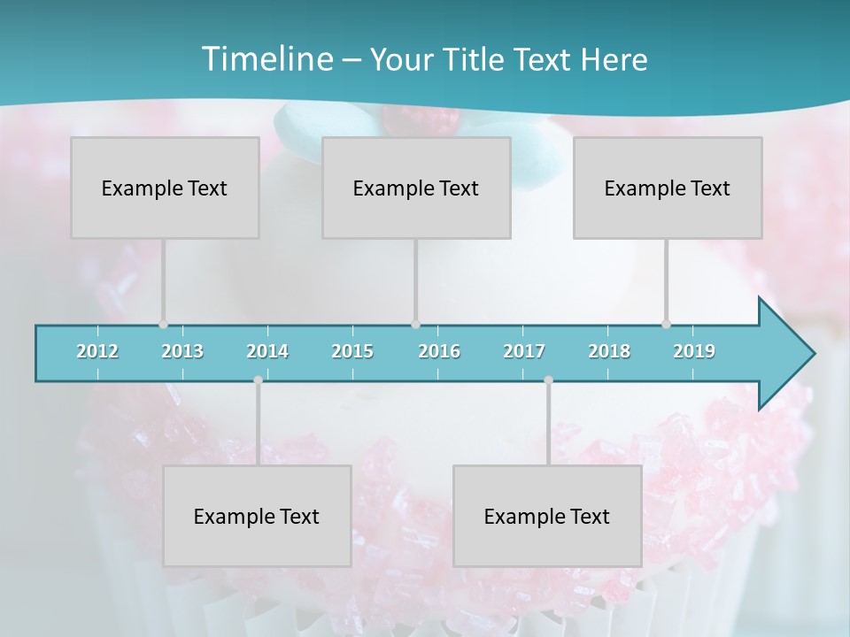 Party Fattening Dessert PowerPoint Template