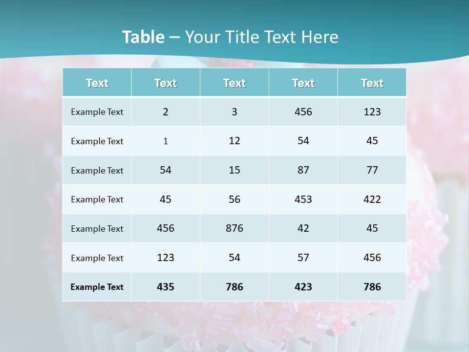 Party Fattening Dessert PowerPoint Template