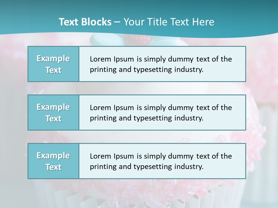 Party Fattening Dessert PowerPoint Template