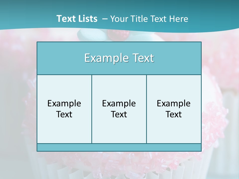 Party Fattening Dessert PowerPoint Template