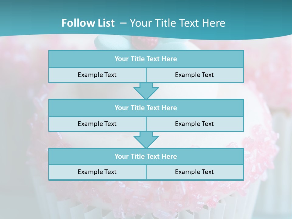 Party Fattening Dessert PowerPoint Template