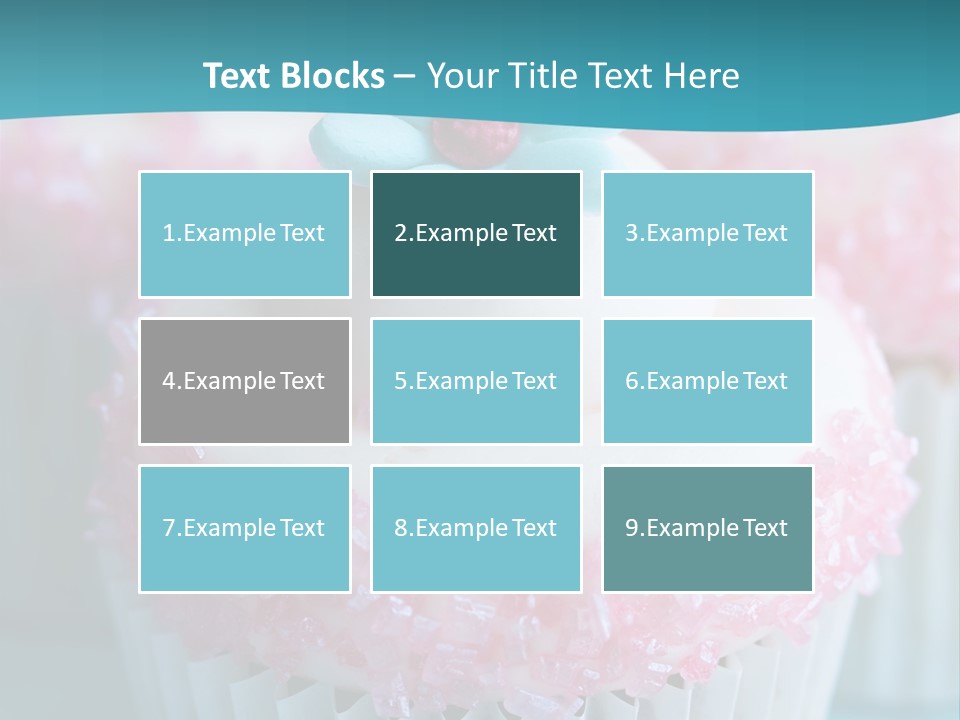 Party Fattening Dessert PowerPoint Template