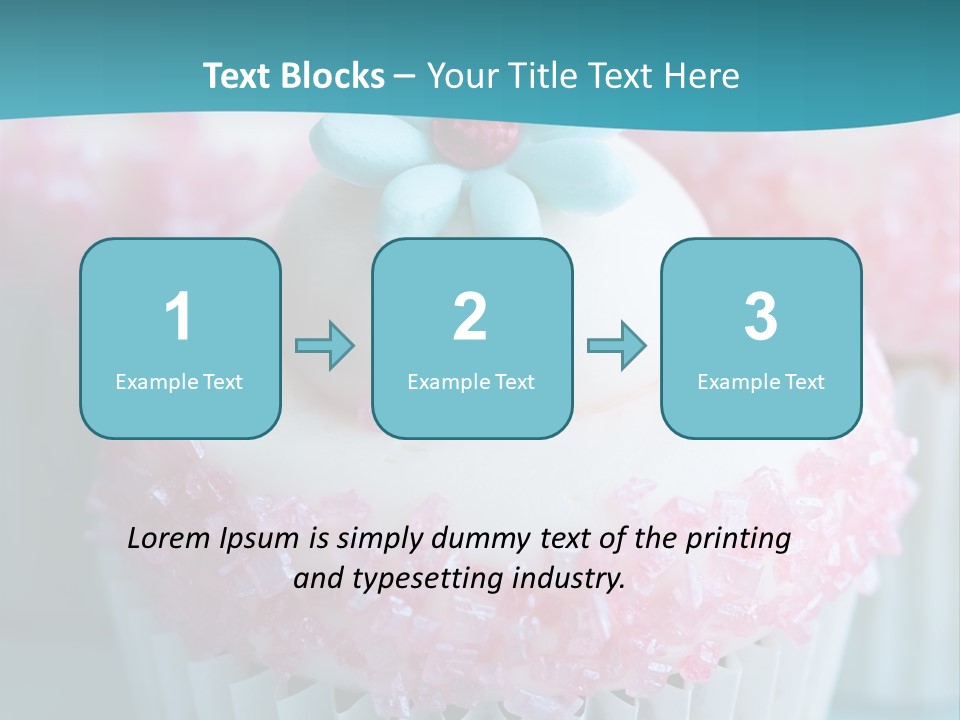 Party Fattening Dessert PowerPoint Template
