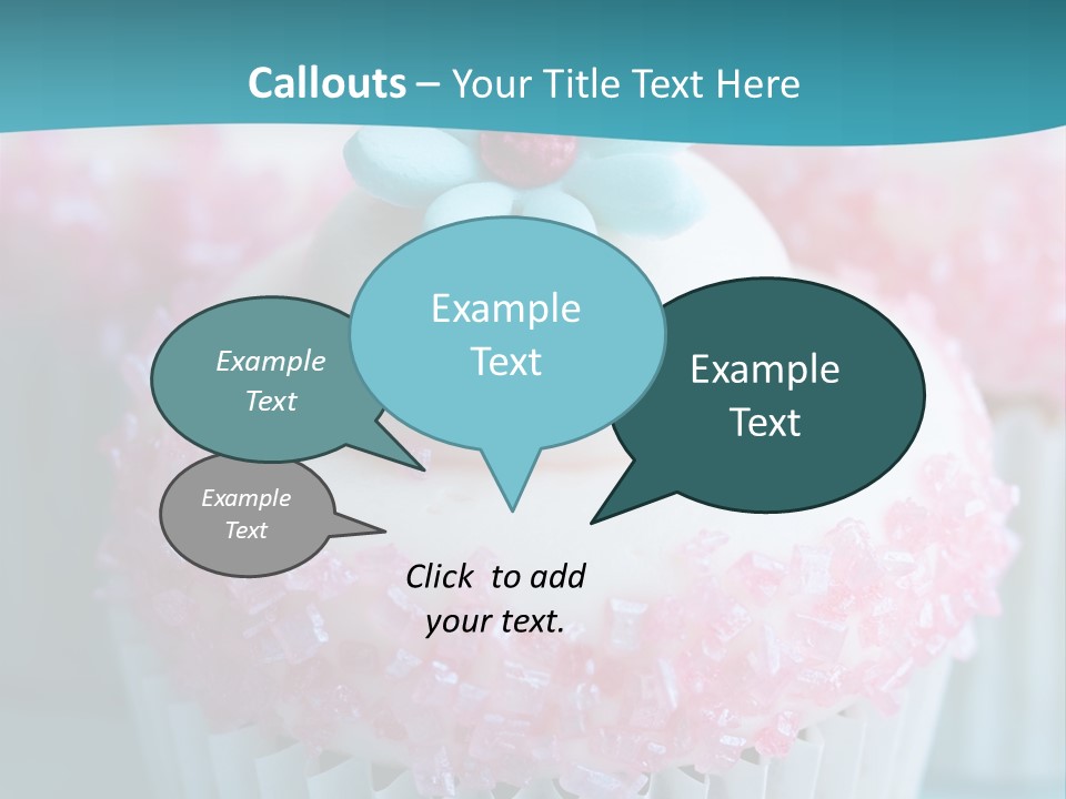 Party Fattening Dessert PowerPoint Template