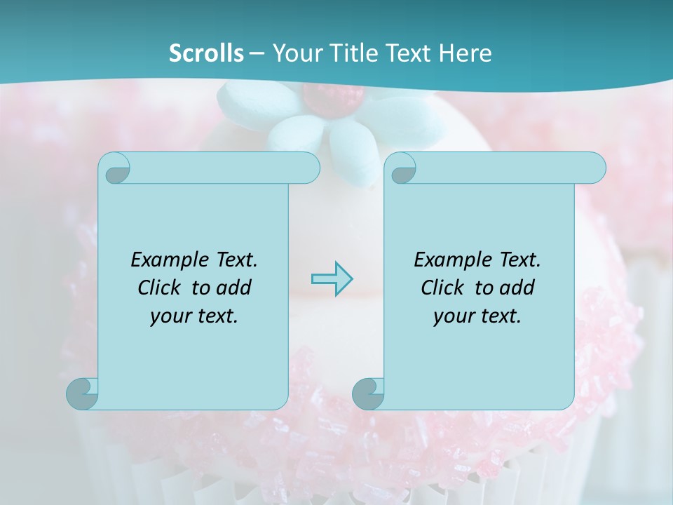 Party Fattening Dessert PowerPoint Template
