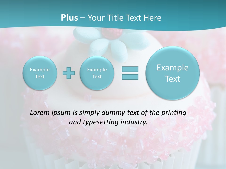 Party Fattening Dessert PowerPoint Template