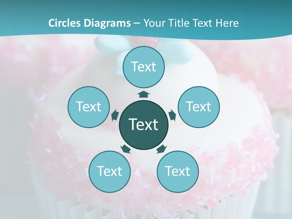 Party Fattening Dessert PowerPoint Template