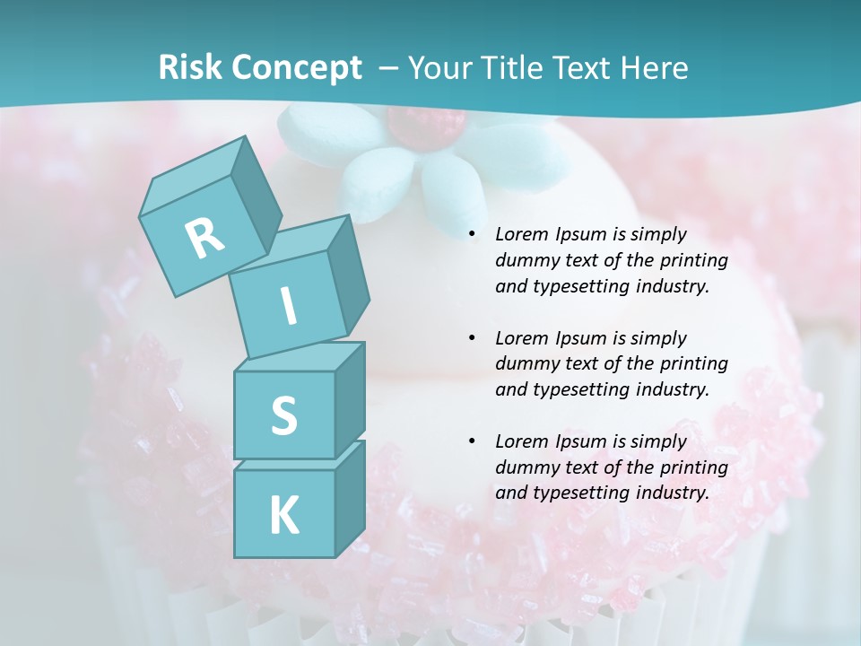 Party Fattening Dessert PowerPoint Template