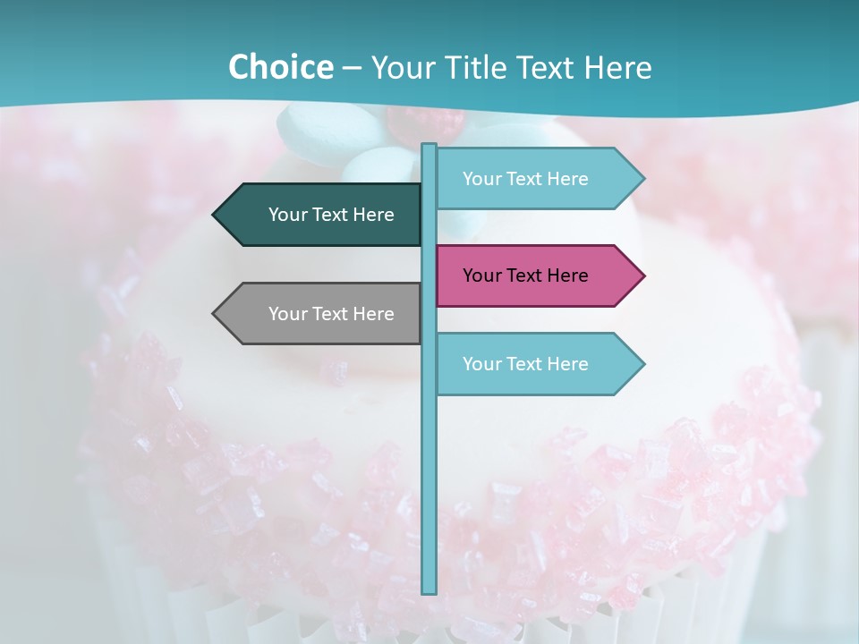 Party Fattening Dessert PowerPoint Template