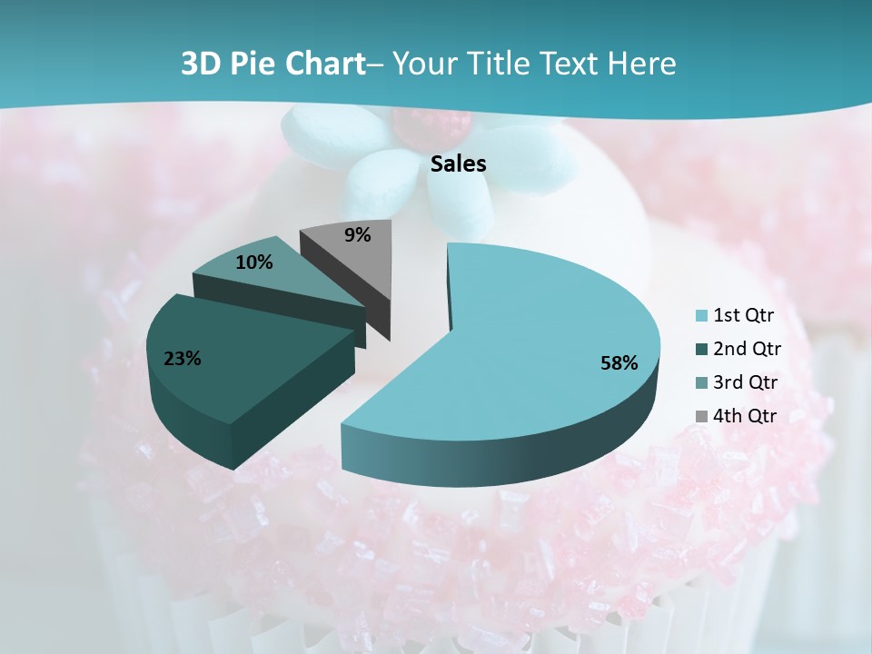 Party Fattening Dessert PowerPoint Template