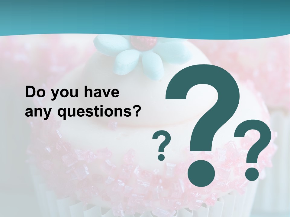 Party Fattening Dessert PowerPoint Template