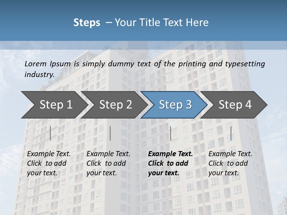 Rent Industry Accommodation PowerPoint Template