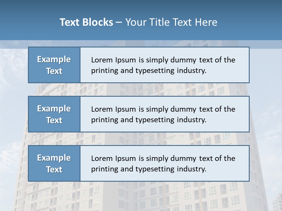 Rent Industry Accommodation PowerPoint Template