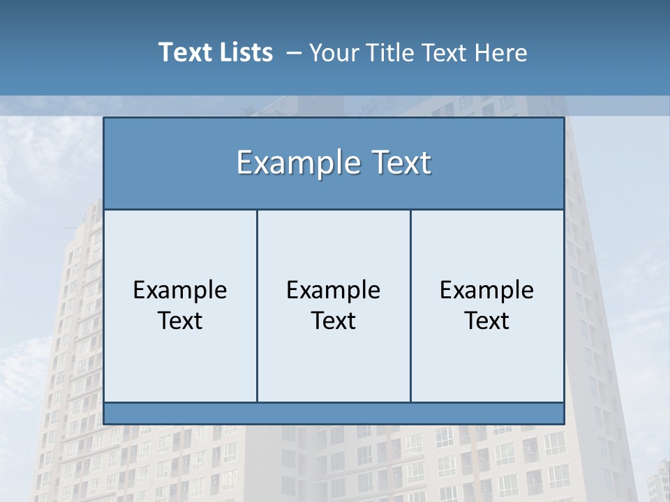 Rent Industry Accommodation PowerPoint Template