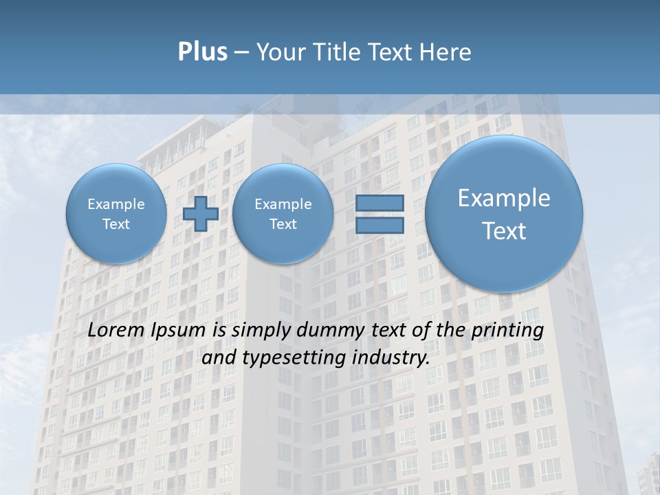 Rent Industry Accommodation PowerPoint Template