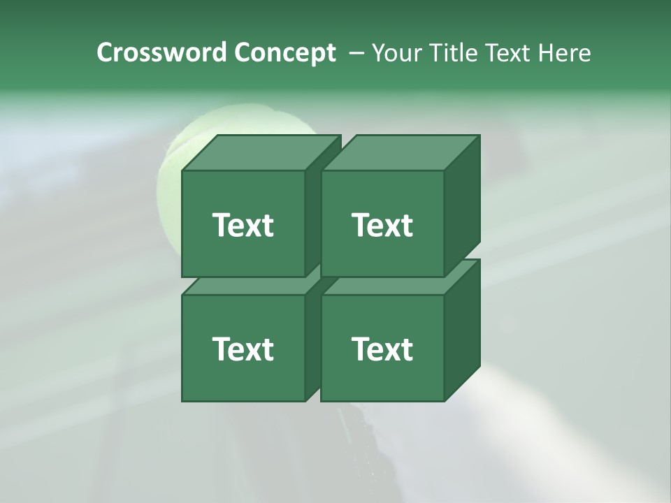 Net Bounce Exercise PowerPoint Template