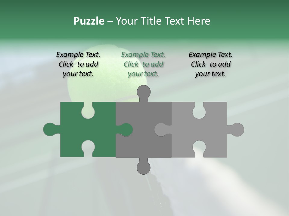 Net Bounce Exercise PowerPoint Template