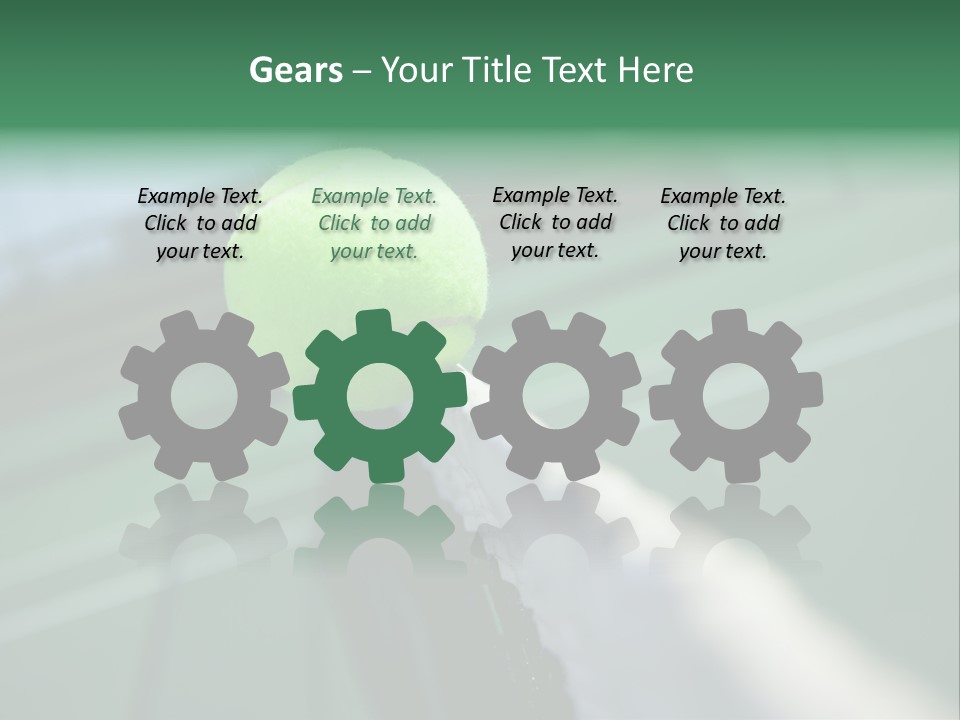 Net Bounce Exercise PowerPoint Template