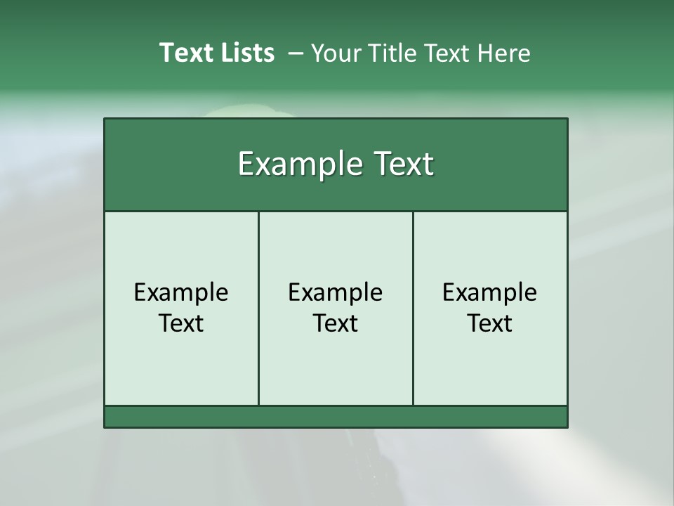 Net Bounce Exercise PowerPoint Template